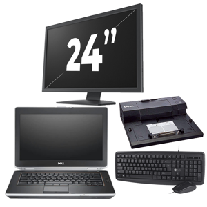 Dell Latitude E6320 - Intel Core i5 - 4GB - 500GB HDD + Docking + 24'' Widescreen Monitor