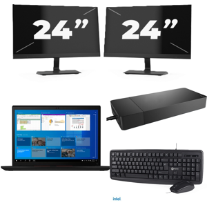 Lenovo Thinkpad X13 Gen 2 - Intel Core i5-11e Generatie - 13 inch - 16GB RAM - 256GB SSD - Windows 11 + 2x 24 inch Monitor Lenovo Thinkpad X13 Gen 2 - Intel Core i5-11e Generatie - 13 inch - 16GB RAM - 256GB SSD - Windows 11 + 2x 24 inch Monitor