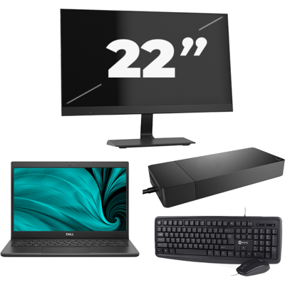 Dell Latitude 3420 - Intel Core i3-11e Generatie - 14 inch - 8GB RAM - 256GB SSD - Windows 11 Home + 1x 22 inch Monitor Dell Latitude 3420 - Intel Core i3-11e Generatie - 14 inch - 8GB RAM - 256GB SSD - Windows 11 Home + 1x 22 inch Monitor