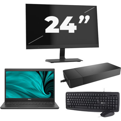 Dell Latitude 3420 - Intel Core i3-11e Generatie - 14 inch - 8GB RAM - 256GB SSD - Windows 11 Home + 1x 24 inch Monitor Dell Latitude 3420 - Intel Core i3-11e Generatie - 14 inch - 8GB RAM - 256GB SSD - Windows 11 Home + 1x 24 inch Monitor