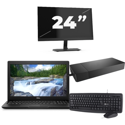 Dell Latitude 3500 - Intel Core i5-8e Generatie - 15 inch - 8GB RAM - 256GB SSD - Windows 11 Home + 1x 24 inch Monitor Dell Latitude 3500 - Intel Core i5-8e Generatie - 15 inch - 8GB RAM - 256GB SSD - Windows 11 Home + 1x 24 inch Monitor