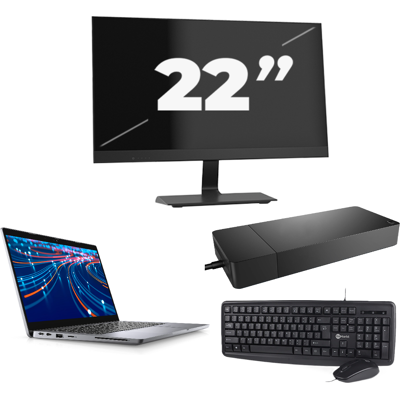 Dell Latitude 5320 - Intel Core i7-11e Generatie - 13 inch - Touch - 16GB RAM - 256GB SSD - Windows 11 Home + 1x 22 inch Monitor Dell Latitude 5320 - Intel Core i7-11e Generatie - 13 inch - Touch - 16GB RAM - 256GB SSD - Windows 11 Home + 1x 22 inch Monitor