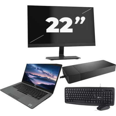 Dell Latitude 5411 - Intel Core i5-10e Generatie - 14 inch - 8GB RAM - 256GB SSD - Windows 11 + 1x 22 inch Monitor Dell Latitude 5411 - Intel Core i5-10e Generatie - 14 inch - 8GB RAM - 256GB SSD - Windows 11 + 1x 22 inch Monitor
