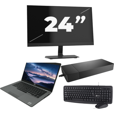 Dell Latitude 5411 - Intel Core i5-10e Generatie - 14 inch - 8GB RAM - 256GB SSD - Windows 11 + 1x 24 inch Monitor Dell Latitude 5411 - Intel Core i5-10e Generatie - 14 inch - 8GB RAM - 256GB SSD - Windows 11 + 1x 24 inch Monitor