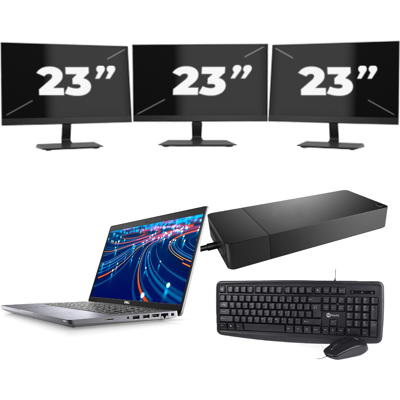 Dell Latitude 5420 - Intel Core i7-11e Generatie - 14 inch - 8GB RAM - 256GB SSD - Windows 11 + 3x 23 inch Monitor Dell Latitude 5420 - Intel Core i7-11e Generatie - 14 inch - 8GB RAM - 256GB SSD - Windows 11 + 3x 23 inch Monitor