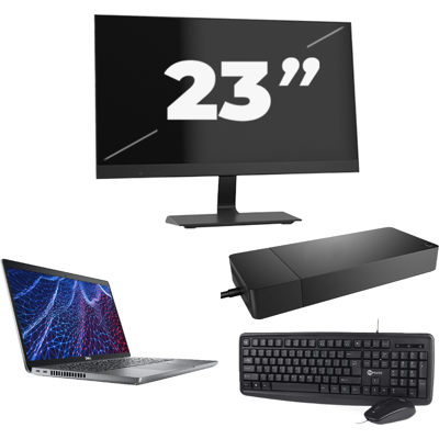 Dell Latitude 5430 - Intel Core i3-12e Generatie - 14 inch - 8GB RAM - 256GB SSD - Windows 11 Home + 1x 23 inch Monitor Dell Latitude 5430 - Intel Core i3-12e Generatie - 14 inch - 8GB RAM - 256GB SSD - Windows 11 Home + 1x 23 inch Monitor