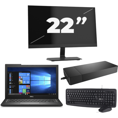 Dell Latitude 7280 - Intel Core i5-6e Generatie - 12 inch - 8GB RAM - 256GB SSD - Windows 11 + 1x 22 inch Monitor Dell Latitude 7280 - Intel Core i5-6e Generatie - 12 inch - 8GB RAM - 256GB SSD - Windows 11 + 1x 22 inch Monitor