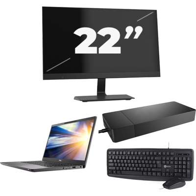 Dell Latitude 7300 - Intel Core i5-8e Generatie - 13 inch - 8GB RAM - 256GB SSD - Windows 11 + 1x 22 inch Monitor Dell Latitude 7300 - Intel Core i5-8e Generatie - 13 inch - 8GB RAM - 256GB SSD - Windows 11 + 1x 22 inch Monitor