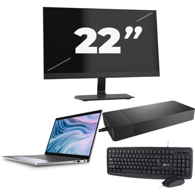 Dell Latitude 7310 - Intel Core i5-10e Generatie - 13 inch - 16GB RAM - 256GB SSD - Windows 11 Home + 1x 22 inch Monitor Dell Latitude 7310 - Intel Core i5-10e Generatie - 13 inch - 16GB RAM - 256GB SSD - Windows 11 Home + 1x 22 inch Monitor