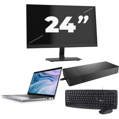Dell Latitude 7310 - Intel Core i5-10e Generatie - 13 inch - 16GB RAM - 256GB SSD - Windows 11 Home + 1x 24 inch Monitor Dell Latitude 7310 - Intel Core i5-10e Generatie - 13 inch - 16GB RAM - 256GB SSD - Windows 11 Home + 1x 24 inch Monitor