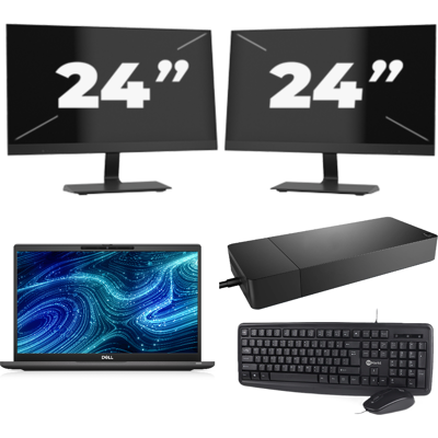 Dell Latitude 7320 - Intel Core i5-11e Generatie - 13 inch - Touch - 16GB RAM - 256GB SSD - Windows 11 Home + 2x 24 inch Monitor Dell Latitude 7320 - Intel Core i5-11e Generatie - 13 inch - Touch - 16GB RAM - 256GB SSD - Windows 11 Home + 2x 24 inch Monitor