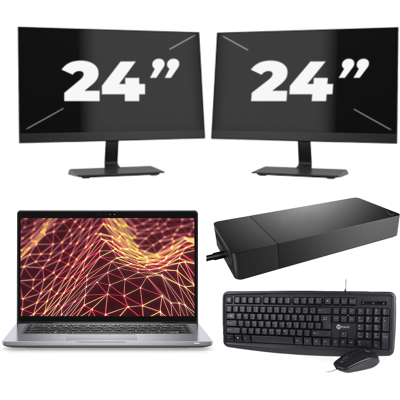 Dell Latitude 7330 - Intel Core i5-12e Generatie - 13 inch - Touch - 16GB RAM - 256GB SSD - Windows 11 Home + 2x 24 inch Monitor Dell Latitude 7330 - Intel Core i5-12e Generatie - 13 inch - Touch - 16GB RAM - 256GB SSD - Windows 11 Home + 2x 24 inch Monitor