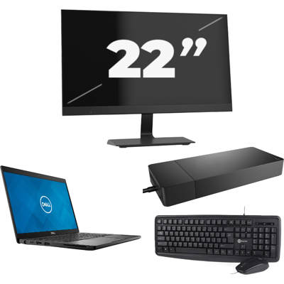 Dell Latitude 7390 - Intel Core i5-8e Generatie - 13 inch - 8GB RAM - 256GB SSD - Windows 11 + 1x 22 inch Monitor Dell Latitude 7390 - Intel Core i5-8e Generatie - 13 inch - 8GB RAM - 256GB SSD - Windows 11 + 1x 22 inch Monitor