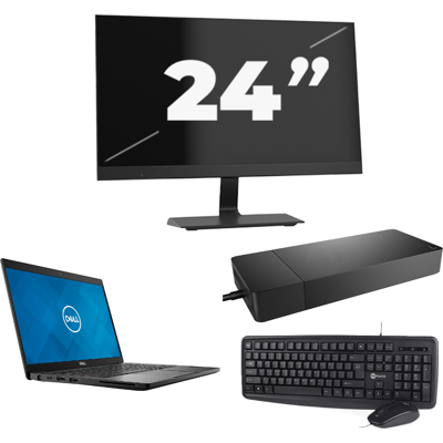 Dell Latitude 7390 - Intel Core i5-8e Generatie - 13 inch - 8GB RAM - 256GB SSD - Windows 11 + 1x 24 inch Monitor Dell Latitude 7390 - Intel Core i5-8e Generatie - 13 inch - 8GB RAM - 256GB SSD - Windows 11 + 1x 24 inch Monitor