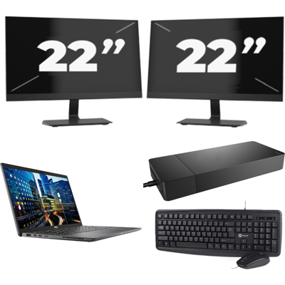 Dell Latitude 7410 - Intel Core i5-10e Generatie - 14 inch - 16GB RAM - 256GB SSD - Windows 11 Home + 2x 22 inch Monitor Dell Latitude 7410 - Intel Core i5-10e Generatie - 14 inch - 16GB RAM - 256GB SSD - Windows 11 Home + 2x 22 inch Monitor