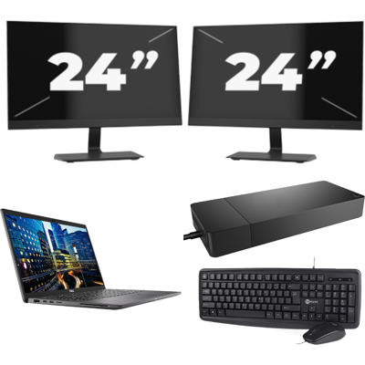 Dell Latitude 7410 - Intel Core i5-10e Generatie - 14 inch - 16GB RAM - 256GB SSD - Windows 11 Home + 2x 24 inch Monitor Dell Latitude 7410 - Intel Core i5-10e Generatie - 14 inch - 16GB RAM - 256GB SSD - Windows 11 Home + 2x 24 inch Monitor