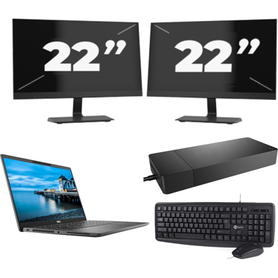 Dell Latitude 7420 - Intel Core i7-11e Generatie - 14 inch - 16GB RAM - 256GB SSD - Windows 11 Home + 2x 22 inch Monitor Dell Latitude 7420 - Intel Core i7-11e Generatie - 14 inch - 16GB RAM - 256GB SSD - Windows 11 Home + 2x 22 inch Monitor