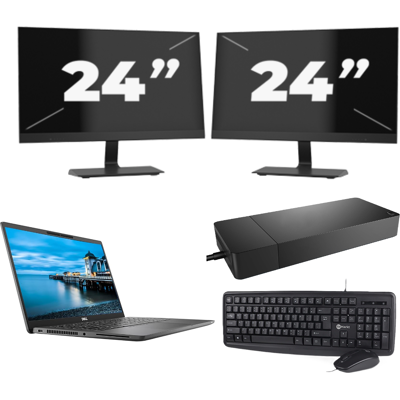 Dell Latitude 7420 - Intel Core i7-11e Generatie - 14 inch - 16GB RAM - 256GB SSD - Windows 11 Home + 2x 24 inch Monitor Dell Latitude 7420 - Intel Core i7-11e Generatie - 14 inch - 16GB RAM - 256GB SSD - Windows 11 Home + 2x 24 inch Monitor
