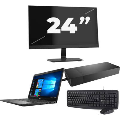 Dell Latitude 7490 - Intel Core i5-8e Generatie - 14 inch - 8GB RAM - 256GB SSD - Windows 11 + 1x 24 inch Monitor Dell Latitude 7490 - Intel Core i5-8e Generatie - 14 inch - 8GB RAM - 256GB SSD - Windows 11 + 1x 24 inch Monitor