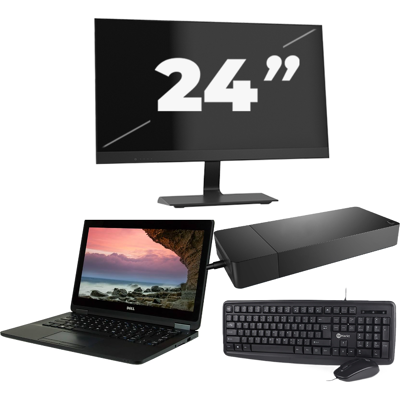 Dell Latitude E7270 - Intel Core i7-6e Generatie - 12 inch - 8GB RAM - 256GB SSD - Windows 11 + 1x 24 inch Monitor Dell Latitude E7270 - Intel Core i7-6e Generatie - 12 inch - 8GB RAM - 256GB SSD - Windows 11 + 1x 24 inch Monitor