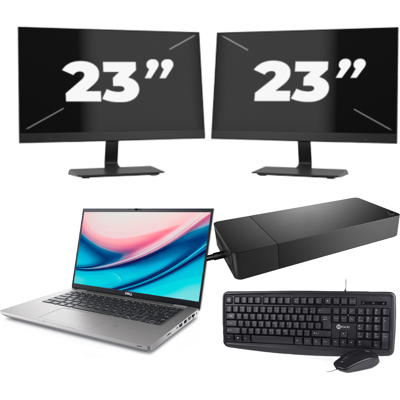 Dell Precision 3541 - Intel Core i7-9e Generatie - 15 inch - 8GB RAM - 256GB SSD - Windows 11 + 2x 23 inch Monitor Dell Precision 3541 - Intel Core i7-9e Generatie - 15 inch - 8GB RAM - 256GB SSD - Windows 11 + 2x 23 inch Monitor
