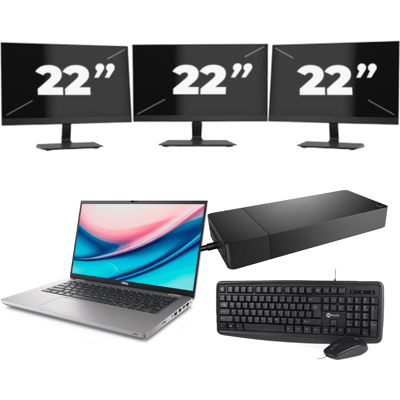 Dell Precision 3541 - Intel Core i7-9e Generatie - 15 inch - 8GB RAM - 256GB SSD - Windows 11 + 3x 22 inch Monitor Dell Precision 3541 - Intel Core i7-9e Generatie - 15 inch - 8GB RAM - 256GB SSD - Windows 11 + 3x 22 inch Monitor