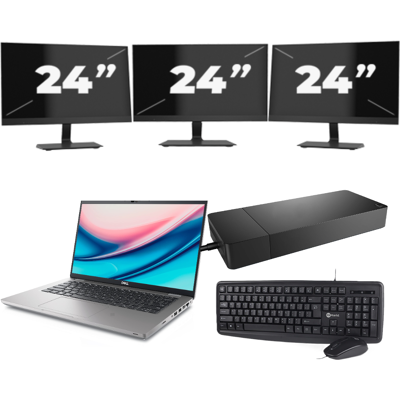Dell Precision 3541 - Intel Core i7-9e Generatie - 15 inch - 8GB RAM - 256GB SSD - Windows 11 + 3x 24 inch Monitor Dell Precision 3541 - Intel Core i7-9e Generatie - 15 inch - 8GB RAM - 256GB SSD - Windows 11 + 3x 24 inch Monitor