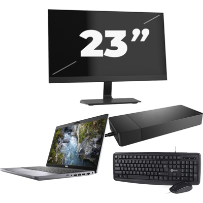 Dell Precision 3550 - Intel Core i7-10e Generatie - 15 inch - 8GB RAM - 256GB SSD - Windows 11 + 1x 23 inch Monitor Dell Precision 3550 - Intel Core i7-10e Generatie - 15 inch - 8GB RAM - 256GB SSD - Windows 11 + 1x 23 inch Monitor