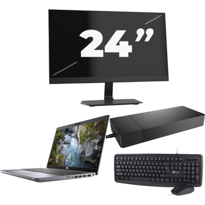 Dell Precision 3550 - Intel Core i7-10e Generatie - 15 inch - 8GB RAM - 256GB SSD - Windows 11 + 1x 24 inch Monitor Dell Precision 3550 - Intel Core i7-10e Generatie - 15 inch - 8GB RAM - 256GB SSD - Windows 11 + 1x 24 inch Monitor