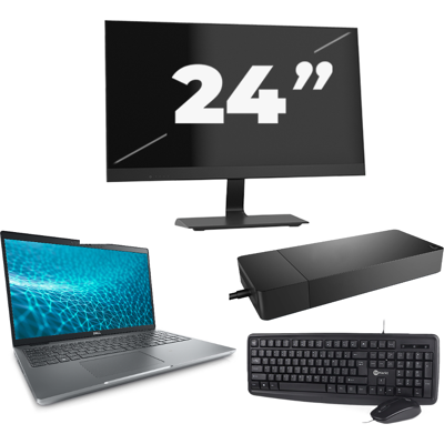 Dell Precision 3571 - Intel Core i5-12e Generatie - 15 inch - 8GB RAM - 256GB SSD - Windows 11 Home + 1x 24 inch Monitor Dell Precision 3571 - Intel Core i5-12e Generatie - 15 inch - 8GB RAM - 256GB SSD - Windows 11 Home + 1x 24 inch Monitor