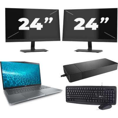 Dell Precision 3571 - Intel Core i5-12e Generatie - 15 inch - 8GB RAM - 256GB SSD - Windows 11 Home + 2x 24 inch Monitor Dell Precision 3571 - Intel Core i5-12e Generatie - 15 inch - 8GB RAM - 256GB SSD - Windows 11 Home + 2x 24 inch Monitor