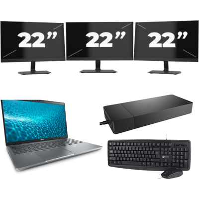 Dell Precision 3571 - Intel Core i5-12e Generatie - 15 inch - 8GB RAM - 256GB SSD - Windows 11 Home + 3x 22 inch Monitor Dell Precision 3571 - Intel Core i5-12e Generatie - 15 inch - 8GB RAM - 256GB SSD - Windows 11 Home + 3x 22 inch Monitor