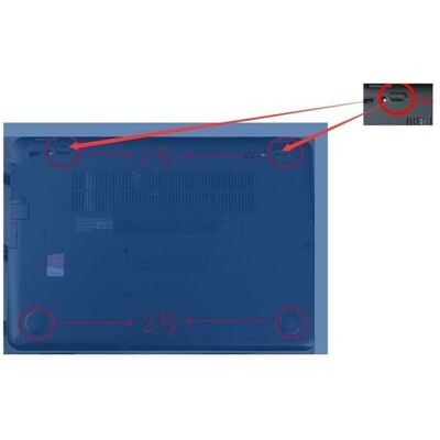 TopMedia 1 Notebook Rubber Foot (Type for HP EliteBook 840 G3 840 G4 TopMedia 1 Notebook Rubber Foot (Type for HP EliteBook 840 G3 840 G4