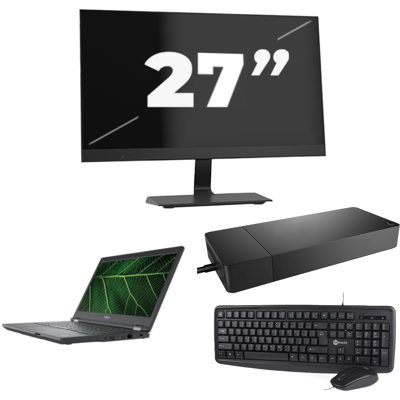 Fujitsu LIFEBOOK E5411 - Intel Core i5-11e Generatie - 14 inch - 16GB RAM - 256GB SSD - Windows 11 Home + 1x 27 inch Monitor Fujitsu LIFEBOOK E5411 - Intel Core i5-11e Generatie - 14 inch - 16GB RAM - 256GB SSD - Windows 11 Home + 1x 27 inch Monitor