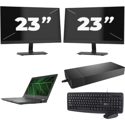 Fujitsu LIFEBOOK E5411 - Intel Core i5-11e Generatie - 14 inch - 8GB RAM - 256GB SSD - Windows 11 Home + 2x 23 inch Monitor Fujitsu LIFEBOOK E5411 - Intel Core i5-11e Generatie - 14 inch - 8GB RAM - 256GB SSD - Windows 11 Home + 2x 23 inch Monitor