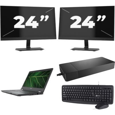 Fujitsu LIFEBOOK E5411 - Intel Core i5-11e Generatie - 14 inch - 8GB RAM - 256GB SSD - Windows 11 Home + 2x 24 inch Monitor Fujitsu LIFEBOOK E5411 - Intel Core i5-11e Generatie - 14 inch - 8GB RAM - 256GB SSD - Windows 11 Home + 2x 24 inch Monitor