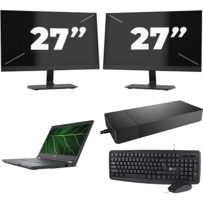 Fujitsu LIFEBOOK E5411 - Intel Core i5-11e Generatie - 14 inch - 16GB RAM - 256GB SSD - Windows 11 Home + 2x 27 inch Monitor Fujitsu LIFEBOOK E5411 - Intel Core i5-11e Generatie - 14 inch - 16GB RAM - 256GB SSD - Windows 11 Home + 2x 27 inch Monitor