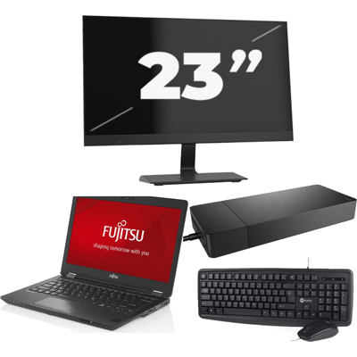 Fujitsu LifeBook U727 - Intel Core i7-7e Generatie - 12 inch - 8GB RAM - 256GB SSD - Windows 11 + 1x 23 inch Monitor Fujitsu LifeBook U727 - Intel Core i7-7e Generatie - 12 inch - 8GB RAM - 256GB SSD - Windows 11 + 1x 23 inch Monitor