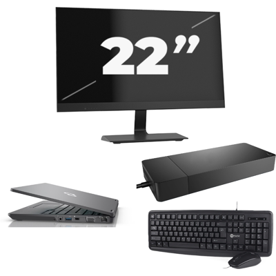 Fujitsu LIFEBOOK U7311 - Intel Core i7-11e Generatie - 13 inch - 16GB RAM - 256GB SSD - Windows 11 Home + 1x 22 inch Monitor Fujitsu LIFEBOOK U7311 - Intel Core i7-11e Generatie - 13 inch - 16GB RAM - 256GB SSD - Windows 11 Home + 1x 22 inch Monitor