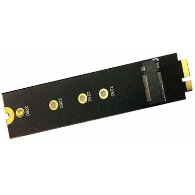 TopMedia M.2 NGFF SSD naar 6 + 12 pin SSD adapter voor 2010 2011 MacBook Air A1369 A1370 1375 A1377 mc505 TopMedia M.2 NGFF SSD naar 6 + 12 pin SSD adapter voor 2010 2011 MacBook Air A1369 A1370 1375 A1377 mc505