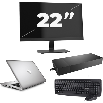HP EliteBook 820 G3 - Intel Core i7-6e Generatie - 12 inch - 8GB RAM - 256GB SSD - Windows 11 + 1x 22 inch Monitor HP EliteBook 820 G3 - Intel Core i7-6e Generatie - 12 inch - 8GB RAM - 256GB SSD - Windows 11 + 1x 22 inch Monitor