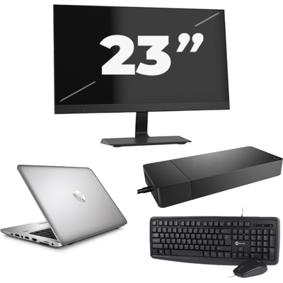 HP EliteBook 820 G3 - Intel Core i7-6e Generatie - 12 inch - 8GB RAM - 256GB SSD - Windows 11 + 1x 23 inch Monitor HP EliteBook 820 G3 - Intel Core i7-6e Generatie - 12 inch - 8GB RAM - 256GB SSD - Windows 11 + 1x 23 inch Monitor