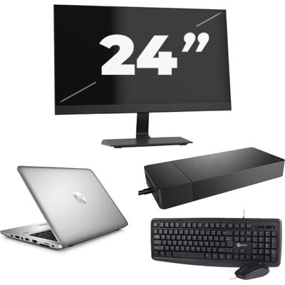 HP EliteBook 820 G3 - Intel Core i7-6e Generatie - 12 inch - 8GB RAM - 256GB SSD - Windows 11 + 1x 24 inch Monitor HP EliteBook 820 G3 - Intel Core i7-6e Generatie - 12 inch - 8GB RAM - 256GB SSD - Windows 11 + 1x 24 inch Monitor