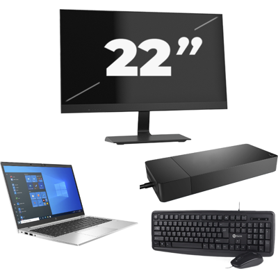 HP EliteBook 840 G8 - Intel Core i5-11e Generatie - 14 inch - 8GB RAM - 256GB SSD - Windows 11 + 1x 22 inch Monitor HP EliteBook 840 G8 - Intel Core i5-11e Generatie - 14 inch - 8GB RAM - 256GB SSD - Windows 11 + 1x 22 inch Monitor