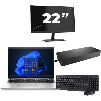 HP EliteBook 860 G9 - Intel Core i5-12e Generatie - 16 inch - 8GB RAM - 256GB SSD - Windows 11 Home + 1x 22 inch Monitor HP EliteBook 860 G9 - Intel Core i5-12e Generatie - 16 inch - 8GB RAM - 256GB SSD - Windows 11 Home + 1x 22 inch Monitor