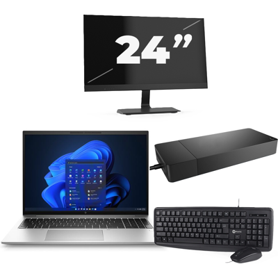 HP EliteBook 860 G9 - Intel Core i5-12e Generatie - 16 inch - 8GB RAM - 256GB SSD - Windows 11 Home + 1x 24 inch Monitor HP EliteBook 860 G9 - Intel Core i5-12e Generatie - 16 inch - 8GB RAM - 256GB SSD - Windows 11 Home + 1x 24 inch Monitor