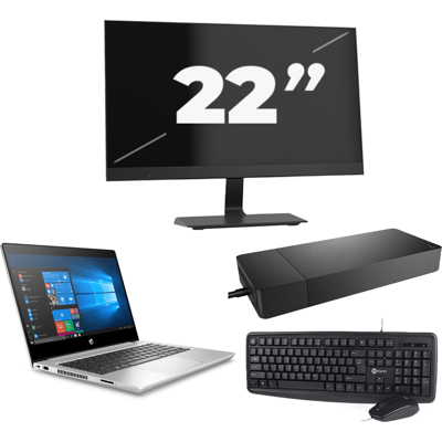 HP ProBook 430 G7 - Intel Core i5-10e Generatie - 13 inch - 8GB RAM - 256GB SSD - Windows 11 + 1x 22 inch Monitor HP ProBook 430 G7 - Intel Core i5-10e Generatie - 13 inch - 8GB RAM - 256GB SSD - Windows 11 + 1x 22 inch Monitor