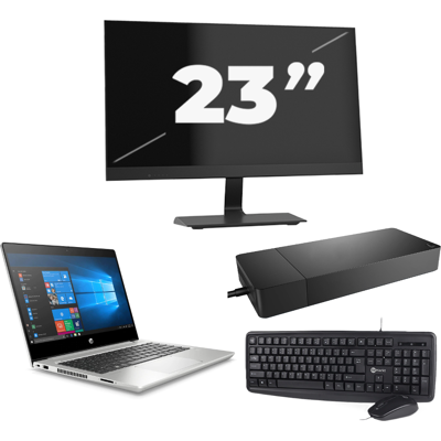 HP ProBook 430 G7 - Intel Core i5-10e Generatie - 13 inch - 8GB RAM - 256GB SSD - Windows 11 + 1x 23 inch Monitor HP ProBook 430 G7 - Intel Core i5-10e Generatie - 13 inch - 8GB RAM - 256GB SSD - Windows 11 + 1x 23 inch Monitor