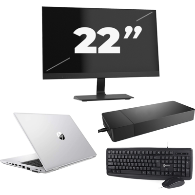 HP ProBook 430 G8 - Intel Core i3-11e Generatie - 13 inch - 8GB RAM - 256GB SSD - Windows 11 Home + 1x 22 inch Monitor HP ProBook 430 G8 - Intel Core i3-11e Generatie - 13 inch - 8GB RAM - 256GB SSD - Windows 11 Home + 1x 22 inch Monitor