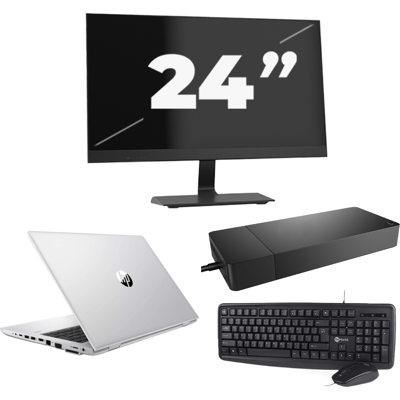 HP ProBook 430 G8 - Intel Core i5-11e Generatie - 13 inch - 8GB RAM - 256GB SSD - Windows 11 Home + 1x 24 inch Monitor HP ProBook 430 G8 - Intel Core i5-11e Generatie - 13 inch - 8GB RAM - 256GB SSD - Windows 11 Home + 1x 24 inch Monitor
